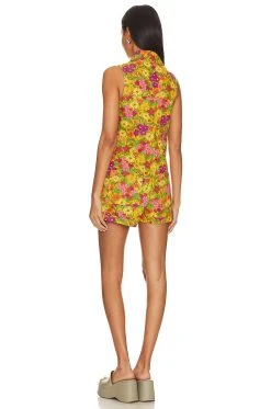Show Me Your Mumu Reno Romper Carnaby Floral Denim -Fashion Womens Discount Store SHOW WR150 V3