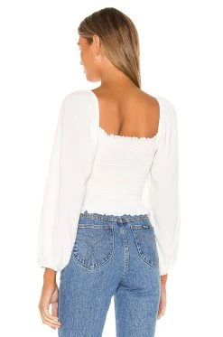 Show Me Your Mumu Mindy Top White 8 Show Me Your Mumu Mindy Top White -Fashion Womens Discount Store SHOW WS293 V3