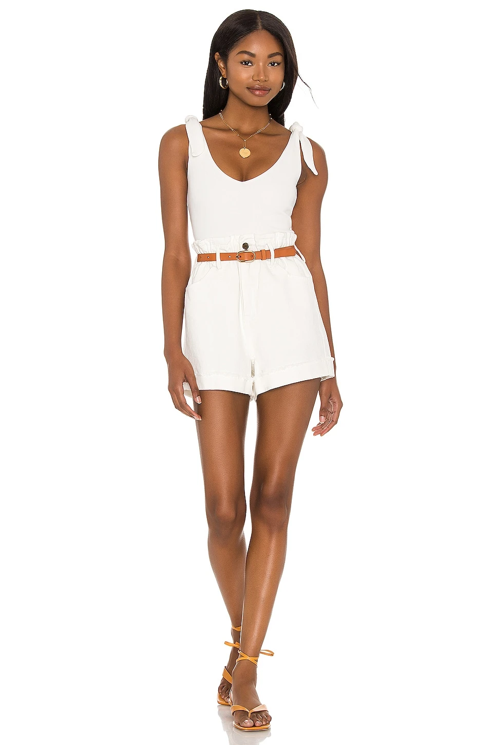 Show Me Your Mumu Kylo Bodysuit Bone Stretch 7 Show Me Your Mumu Kylo Bodysuit Bone Stretch - Image 5