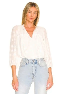 Show Me Your Mumu Darla Top White Daisy