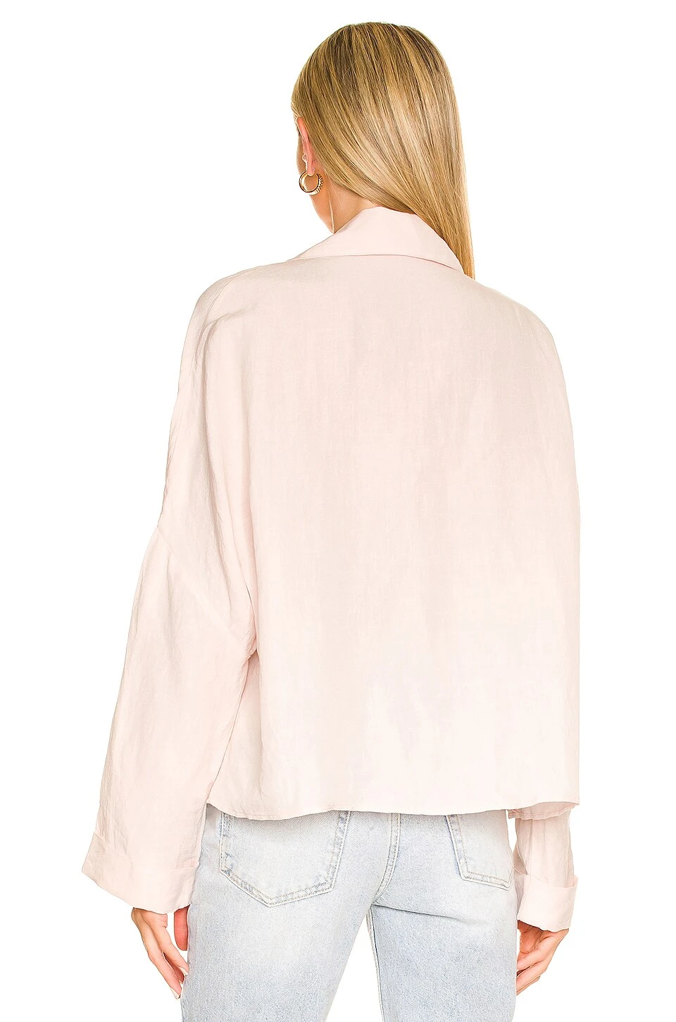 Show Me Your Mumu Jessicas Button Down Shell Pink Linen 5 Show Me Your Mumu Jessicas Button Down Shell Pink Linen - Image 3