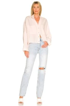 Show Me Your Mumu Jessicas Button Down Shell Pink Linen 9 Show Me Your Mumu Jessicas Button Down Shell Pink Linen -Fashion Womens Discount Store SHOW WS388 V4