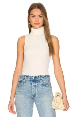 Show Me Your Mumu Turtle Bodysuit Burnt Orange Rib Knit -Fashion Womens Discount Store SHOW WS411 V1