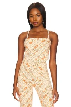 Show Me Your Mumu Handkerchief Top Patchwork Paisley