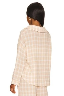 Show Me Your Mumu Jessicas Button Down Cream Plaid 8 Show Me Your Mumu Jessicas Button Down Cream Plaid -Fashion Womens Discount Store SHOW WS417 V3