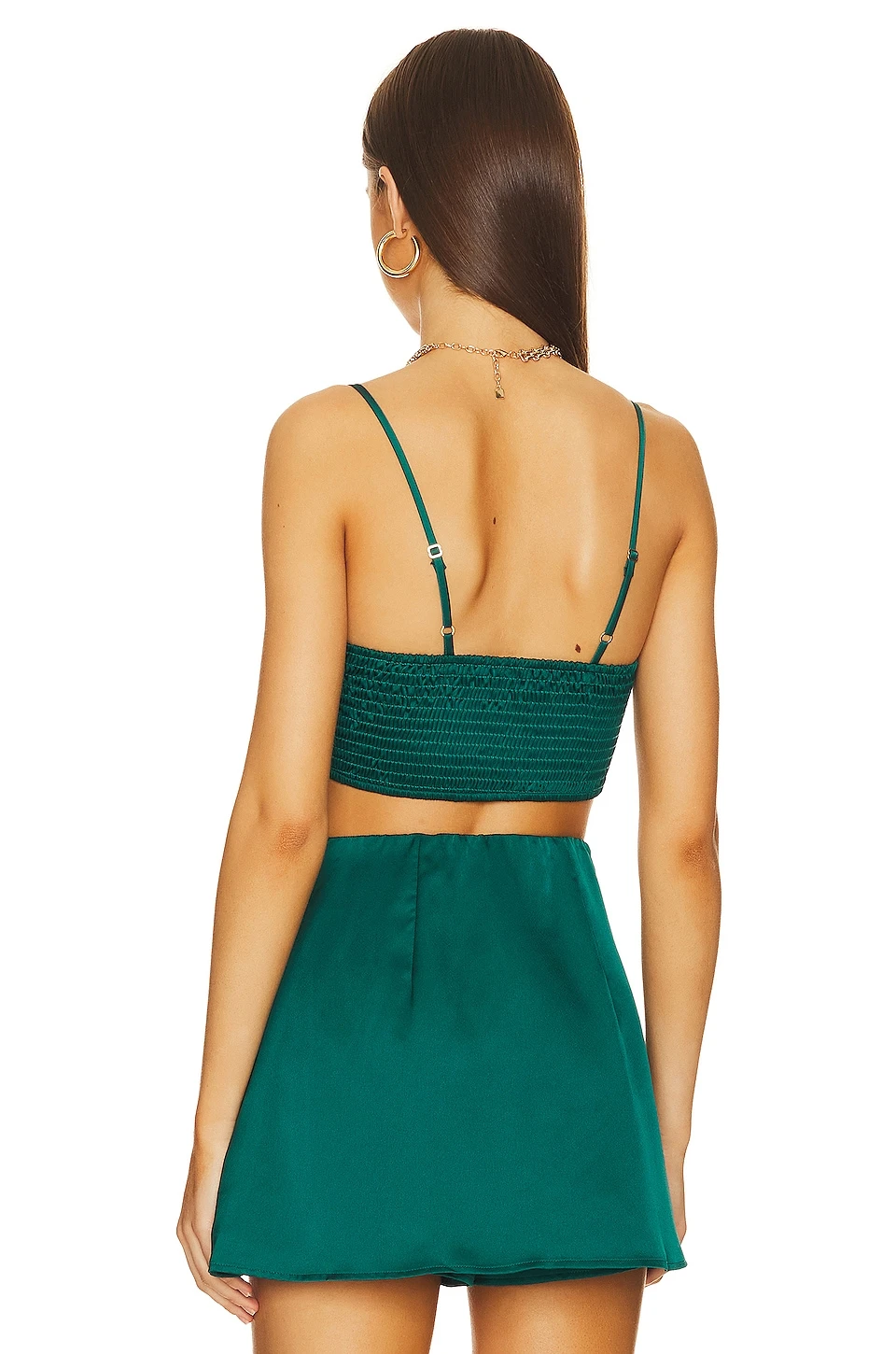 Show Me Your Mumu Clurb Crop Top Emerald Beading 5 Show Me Your Mumu Clurb Crop Top Emerald Beading - Image 3
