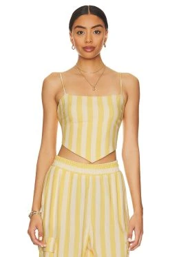 Show Me Your Mumu Scarf Top Sunny Stripe