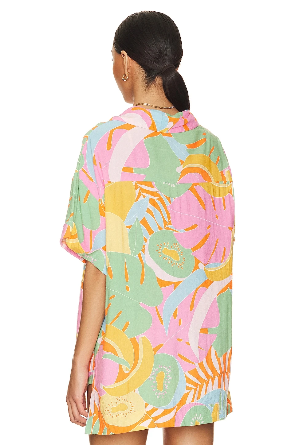 Show Me Your Mumu Parker Button Down Tropical Fruit 6 Show Me Your Mumu Parker Button Down Tropical Fruit - Image 4