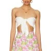Show Me Your Mumu Kenny Tie Top White 1 Show Me Your Mumu Kenny Tie Top White -Fashion Womens Discount Store SHOW WS439 V1