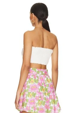 Show Me Your Mumu Kenny Tie Top White 8 Show Me Your Mumu Kenny Tie Top White -Fashion Womens Discount Store SHOW WS439 V3