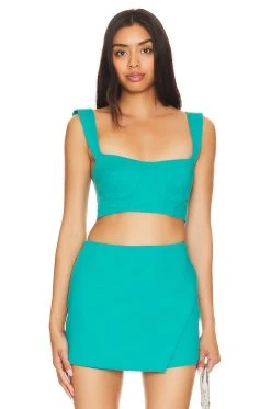 Show Me Your Mumu TOP CORTO SALLY Teal