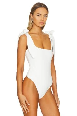 Show Me Your Mumu Gidget Bodysuit White -Fashion Womens Discount Store SHOW WS457 V3