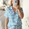 Show Me Your Mumu Daydreaming PJ Set ~ Blue Teagan Floral -Fashion Womens Discount Store Tezza 0736