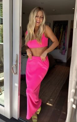 Show Me Your Mumu Elle Skirt ~ Hot Pink Rib Knit 11 Show Me Your Mumu Elle Skirt ~ Hot Pink Rib Knit -Fashion Womens Discount Store Tezza 0855