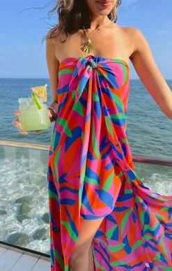 Show Me Your Mumu Ipanema Tie Dress ~ Island Punch