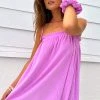 Show Me Your Mumu Angel Mini Dress ~ Purple Pink Terry -Fashion Womens Discount Store Tezza 3015