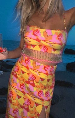 Show Me Your Mumu Rumba Top ~ Havana Beaded Sequins