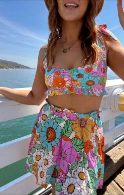 Show Me Your Mumu Swing Skirt ~ Flower Market