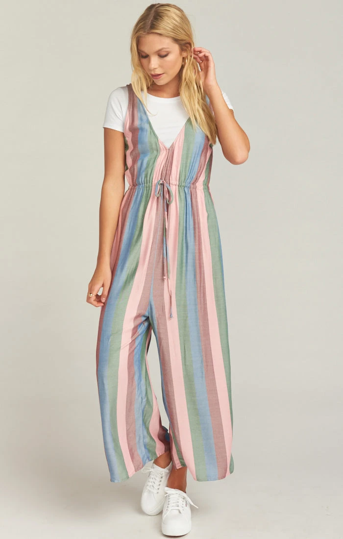 Show Me Your Mumu Joanna Jumpsuit ~ Mutown Stripe 3 Show Me Your Mumu Joanna Jumpsuit ~ Mutown Stripe