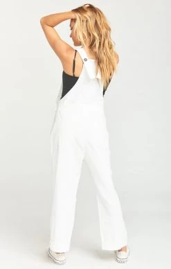 Show Me Your Mumu Dale Overalls ~ White Linen -Fashion Womens Discount Store a8d58d5c41b9e9964455995cfe9420a0