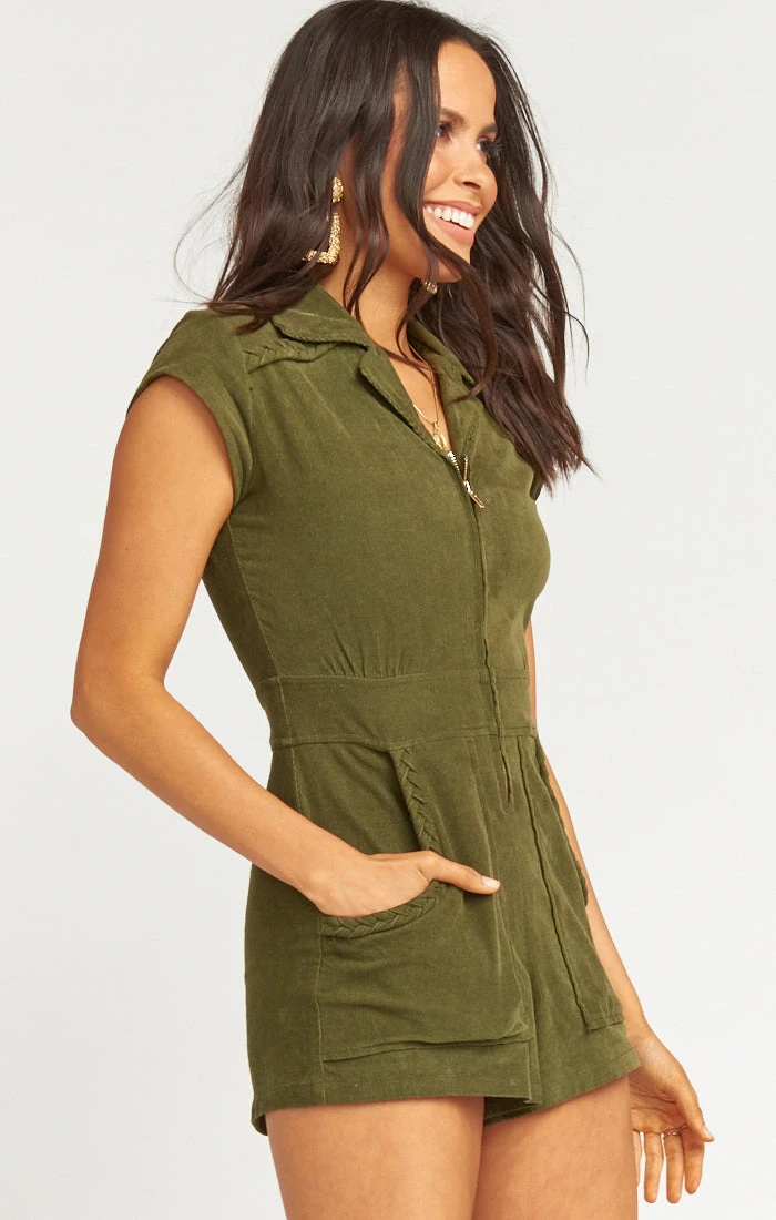 Show Me Your Mumu Outlaw Romper ~ Cypress Corduroy 5 Show Me Your Mumu Outlaw Romper ~ Cypress Corduroy - Image 3