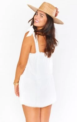 Show Me Your Mumu Sunshine Dress ~ White Linen -Fashion Womens Discount Store bella 3.543325