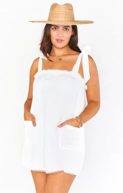 Show Me Your Mumu Sunshine Dress ~ White Linen -Fashion Womens Discount Store bella 3.543335