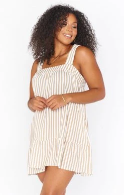 Show Me Your Mumu Goldie Dress ~ Beige Everyday Stripe 14 Show Me Your Mumu Goldie Dress ~ Beige Everyday Stripe -Fashion Womens Discount Store bodydiversity sophia mumugirls 1.2233286