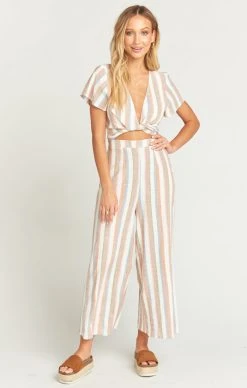 Show Me Your Mumu Val Jumpsuit ~ Shorebert Stripe -Fashion Womens Discount Store c547cf9416525838a83b477d283e0e98