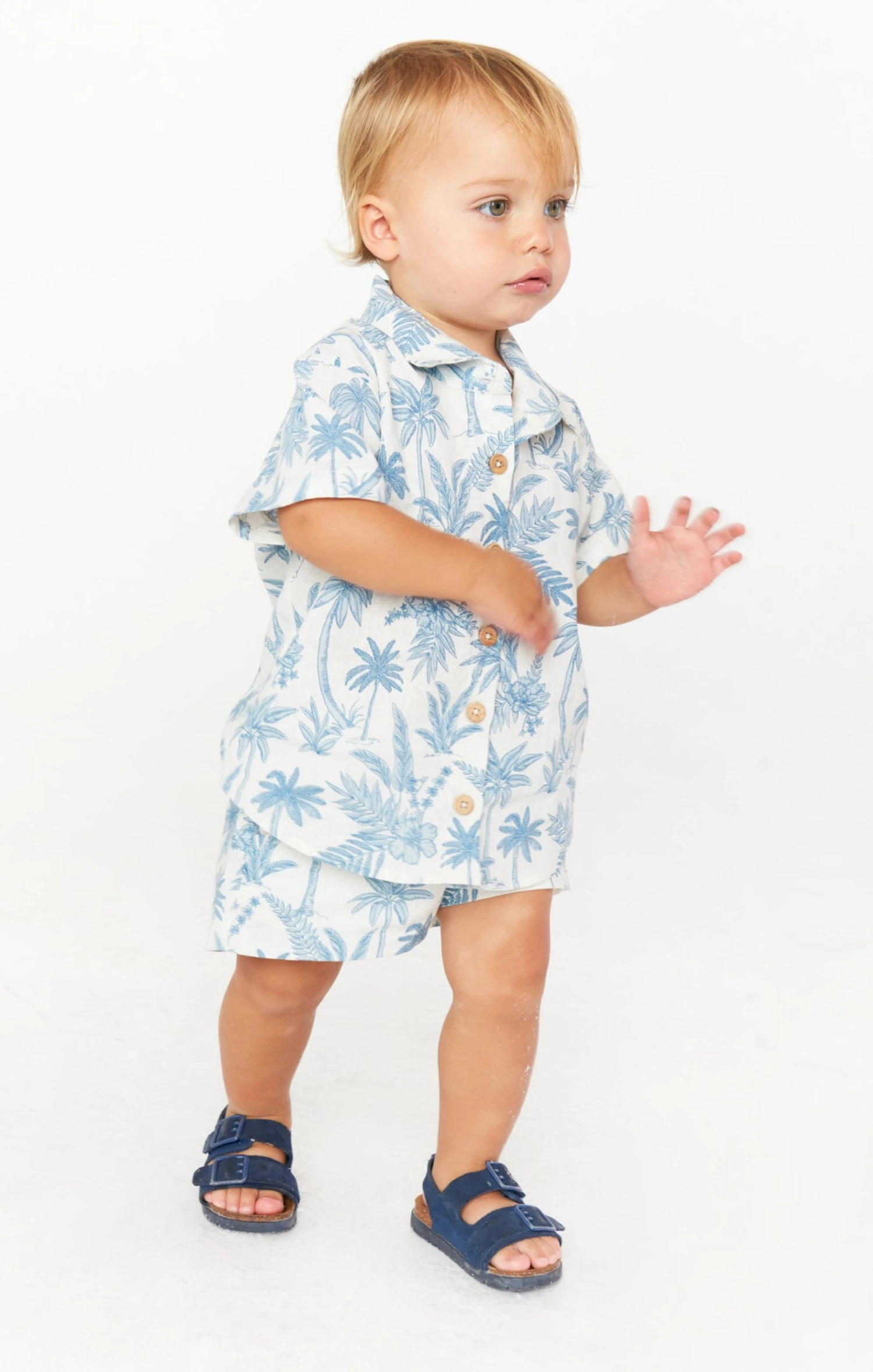 Show Me Your Mumu Little Grom Trunks ~ Blue Lagoon Palm 6 Show Me Your Mumu Little Grom Trunks ~ Blue Lagoon Palm - Image 4