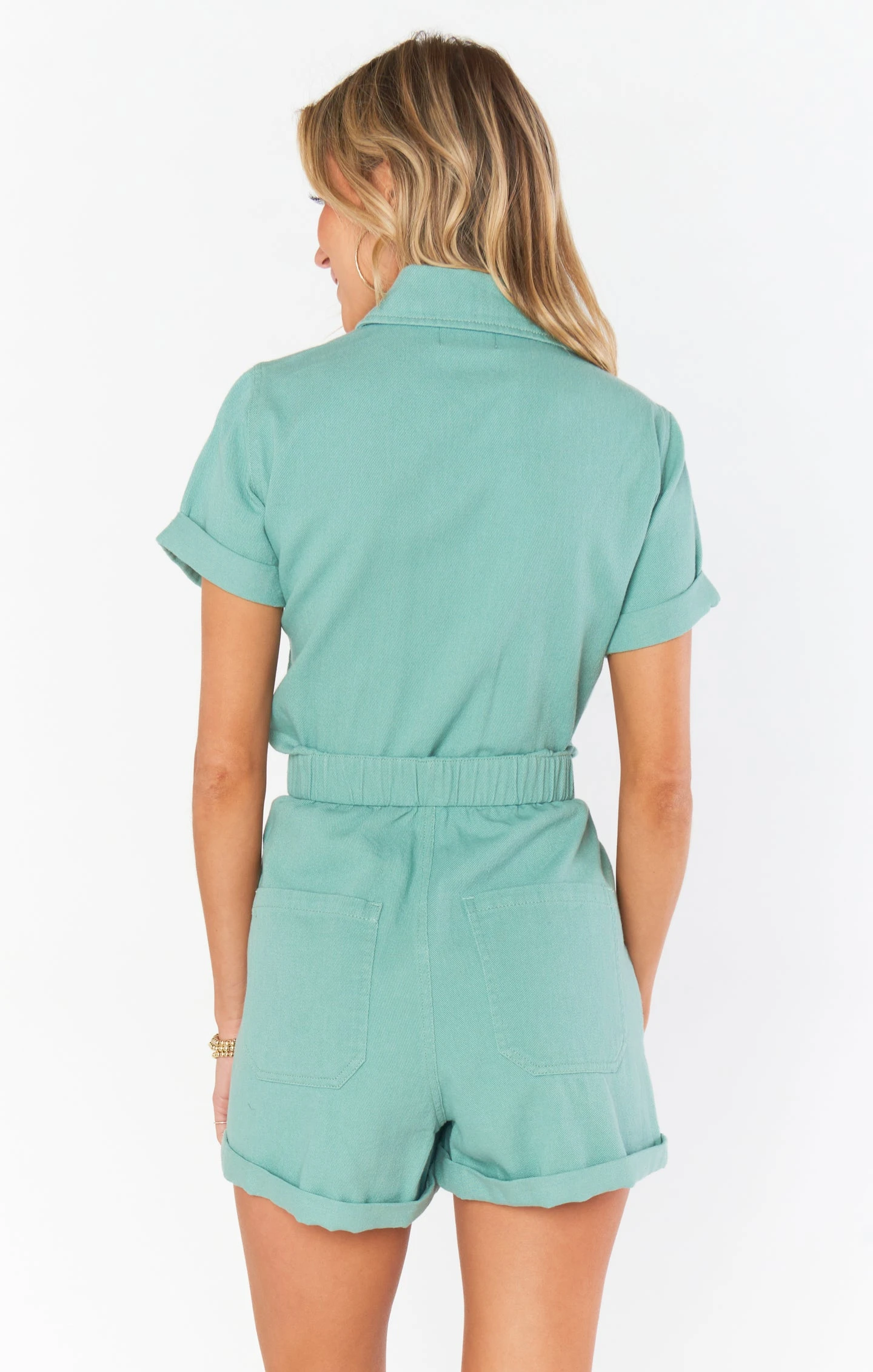 Show Me Your Mumu Cannon Romper ~ Mint Denim 10 Show Me Your Mumu Cannon Romper ~ Mint Denim - Image 8