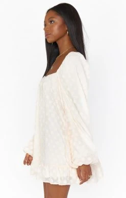 Show Me Your Mumu Briar Mini Dress ~ White Dot -Fashion Womens Discount Store fall21 britori 1.1930939