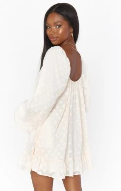 Show Me Your Mumu Briar Mini Dress ~ White Dot -Fashion Womens Discount Store fall21 britori 1.1930945