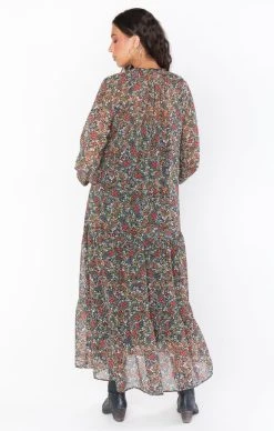 Show Me Your Mumu Birdie Maxi Dress ~ Black Floral -Fashion Womens Discount Store fallreshoots courtney 8.212700