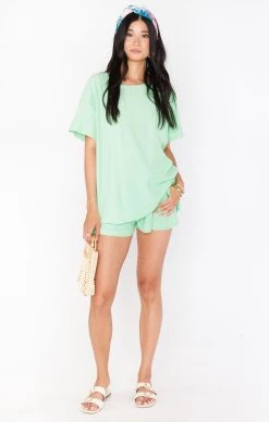 Show Me Your Mumu Easy Livin Set ~ Green Melon Terry -Fashion Womens Discount Store hannahbrown 4.1553210