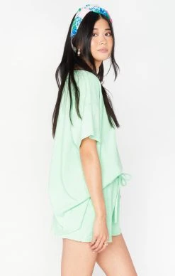 Show Me Your Mumu Easy Livin Set ~ Green Melon Terry -Fashion Womens Discount Store hannahbrown 4.1553236