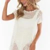Show Me Your Mumu Cleo Coverup ~ White Crochet -Fashion Womens Discount Store holiday23 bri 3.280302