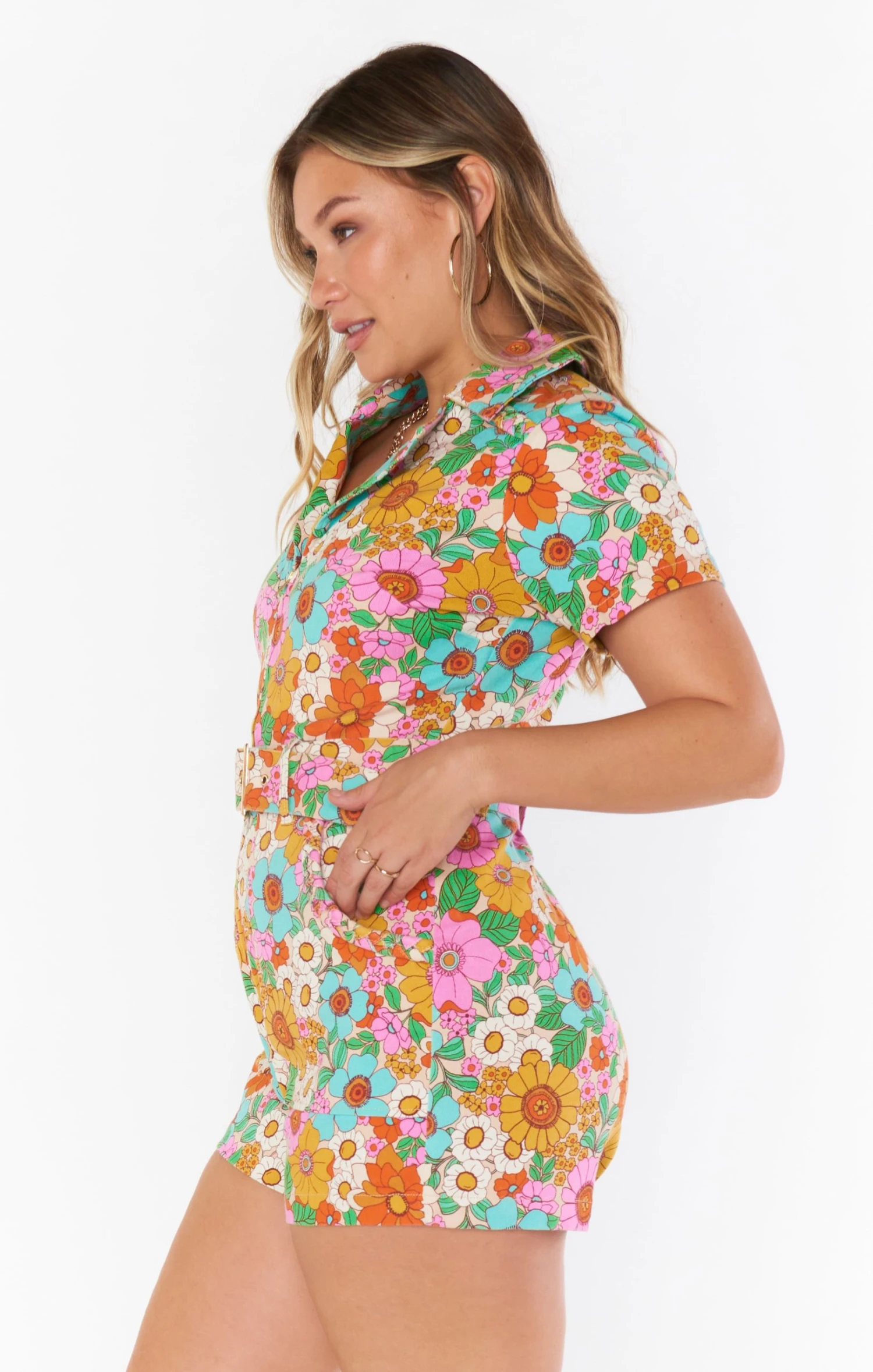 Show Me Your Mumu Outlaw Romper ~ Flower Market Denim 10 Show Me Your Mumu Outlaw Romper ~ Flower Market Denim - Image 8