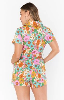 Show Me Your Mumu Outlaw Romper ~ Flower Market Denim 31 Show Me Your Mumu Outlaw Romper ~ Flower Market Denim -Fashion Womens Discount Store kielebre 2.235773