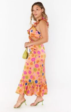 Show Me Your Mumu Lane Midi Dress ~ Poppin Poppy -Fashion Womens Discount Store kielebre 2.235834