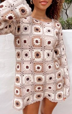 Show Me Your Mumu Mamacita Coverup ~ Neutral Flower Crochet -Fashion Womens Discount Store mamacita