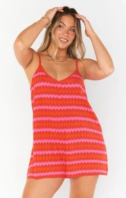 Show Me Your Mumu Rascal Romper ~ Paradise Island Knit