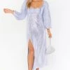 Show Me Your Mumu Sydney Midi Dress ~ Lilac Confetti