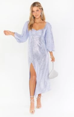Show Me Your Mumu Sydney Midi Dress ~ Lilac Confetti