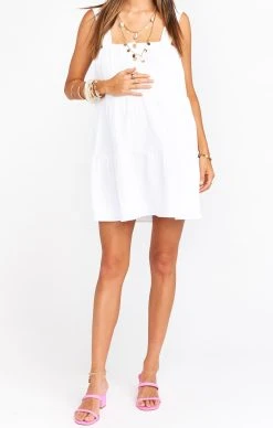 Show Me Your Mumu Marisa Dress ~ White Gauze -Fashion Womens Discount Store spring20 kierstentori 7.1125399