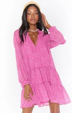 Show Me Your Mumu Birdie Mini Dress ~ Purple Flower Ditz -Fashion Womens Discount Store spring21 tori 8.712676