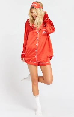Show Me Your Mumu Sleeping In Shorts PJ Set ~ Merry -Fashion Womens Discount Store su1 hore bridal jordynjudah 4.184189