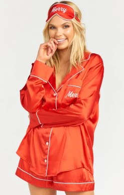 Show Me Your Mumu Sleeping In Shorts PJ Set ~ Merry