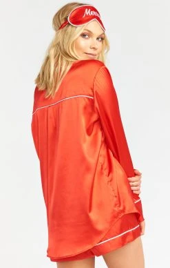 Show Me Your Mumu Sleeping In Shorts PJ Set ~ Merry -Fashion Womens Discount Store su1 hore bridal jordynjudah 4.184207