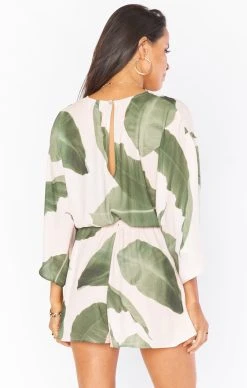 Show Me Your Mumu Lo Romper ~ Queen Palms -Fashion Womens Discount Store su sp twiggy emily 3.135944